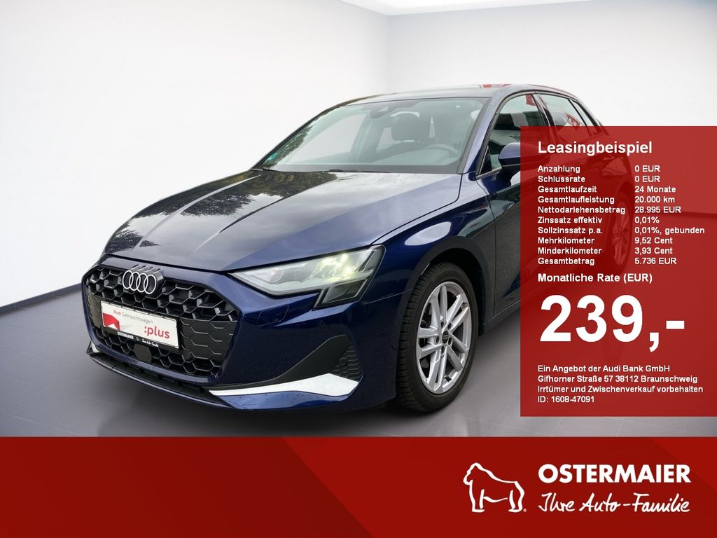 A3 Sportback ADVANCED 30 TDI 116PS AHK.VIRTUAL.N