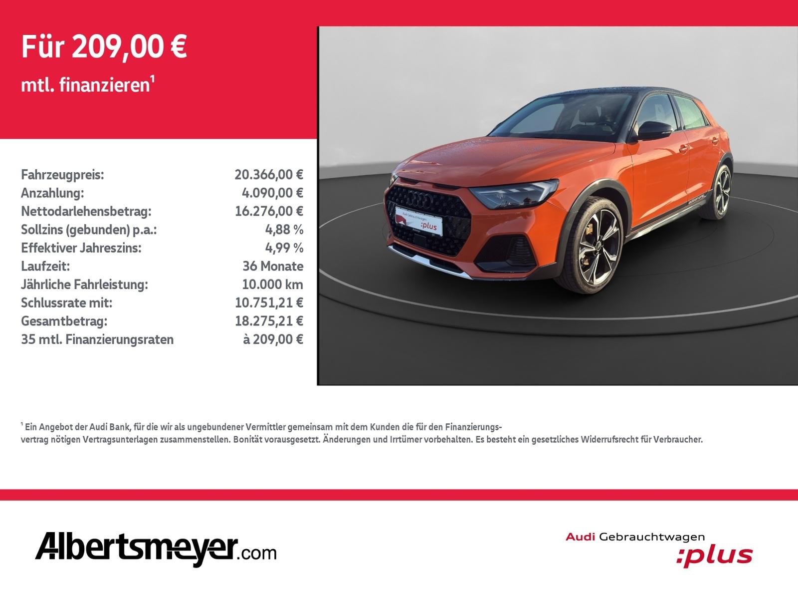 Audi A1 1.0 TFSI EDITION +OPTIKPAKET+GRA+EINPARKHILFE