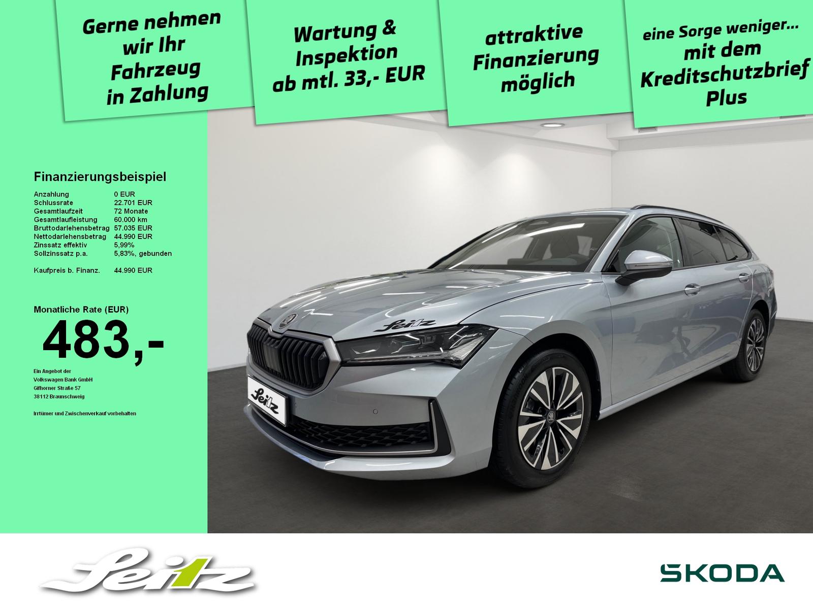 Skoda Superb Combi 2.0 TDI 4x4 Selection *AHK*STANDH*M