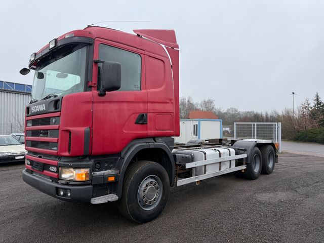 Scania R 124 C 6x4  full steel manual