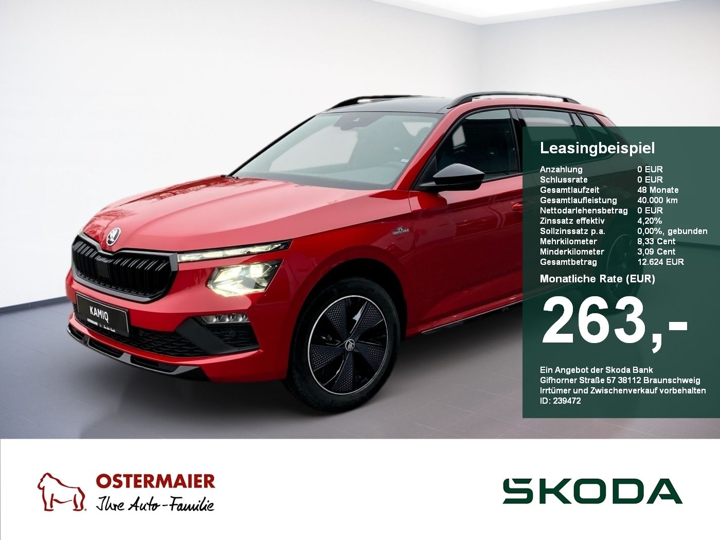 Skoda Kamiq Monte Carlo 1.5TSI 110kW MATRIX.ASSIST.PAN