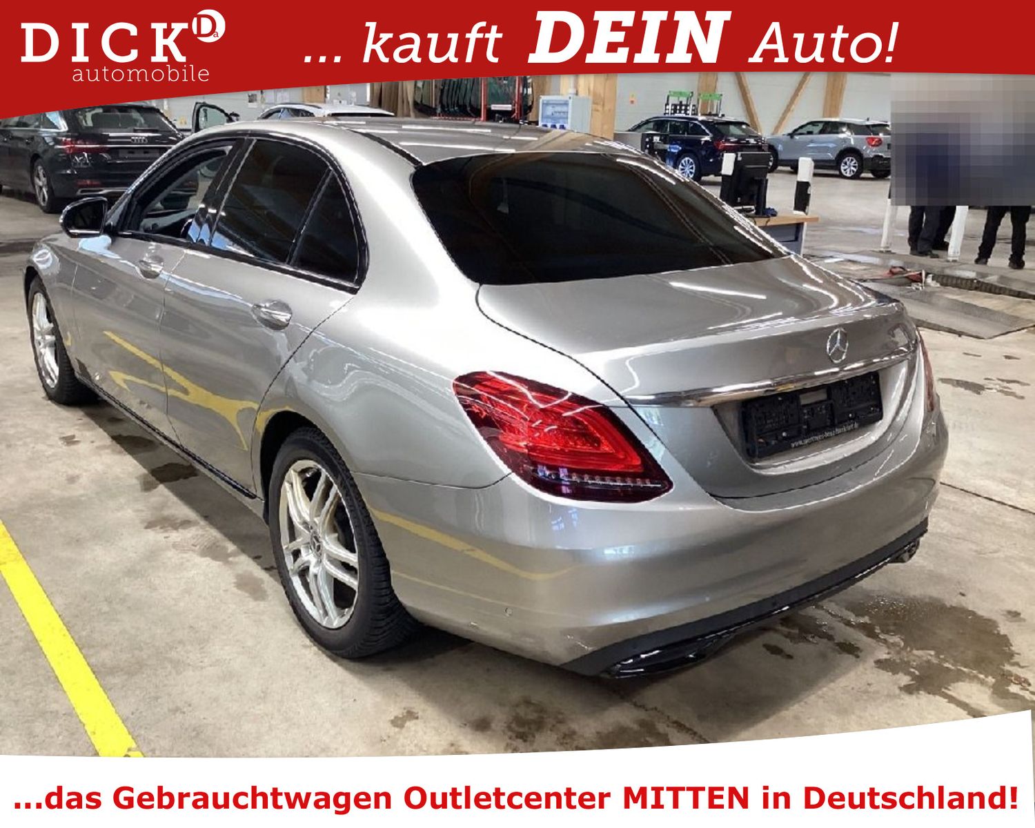 Fahrzeugabbildung Mercedes-Benz C 200d 9G LED+/VIRTU/BURMEST/STANDHZ/8Fa/VOLL++