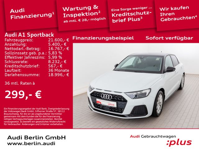 Audi A1 Sportback Advanced 30 TFSI 6-G. SITZHZG RFK