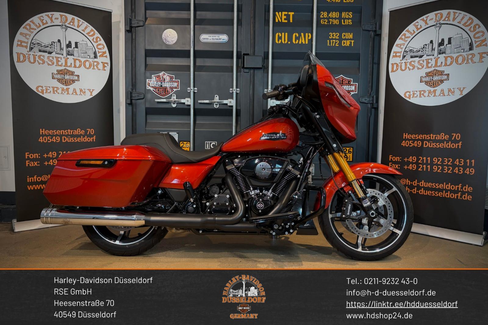 Harley-Davidson FLHX Street Glide 117-2024-J&H-S&E-Upside*Down!!