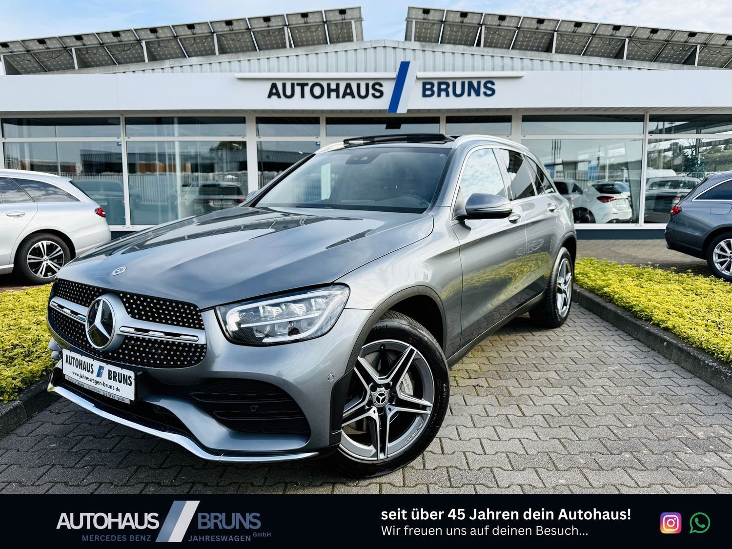 MERCEDES-BENZ GLC 220 d 4M AMG, Panodach, AHK schw, PTS, RFK, 