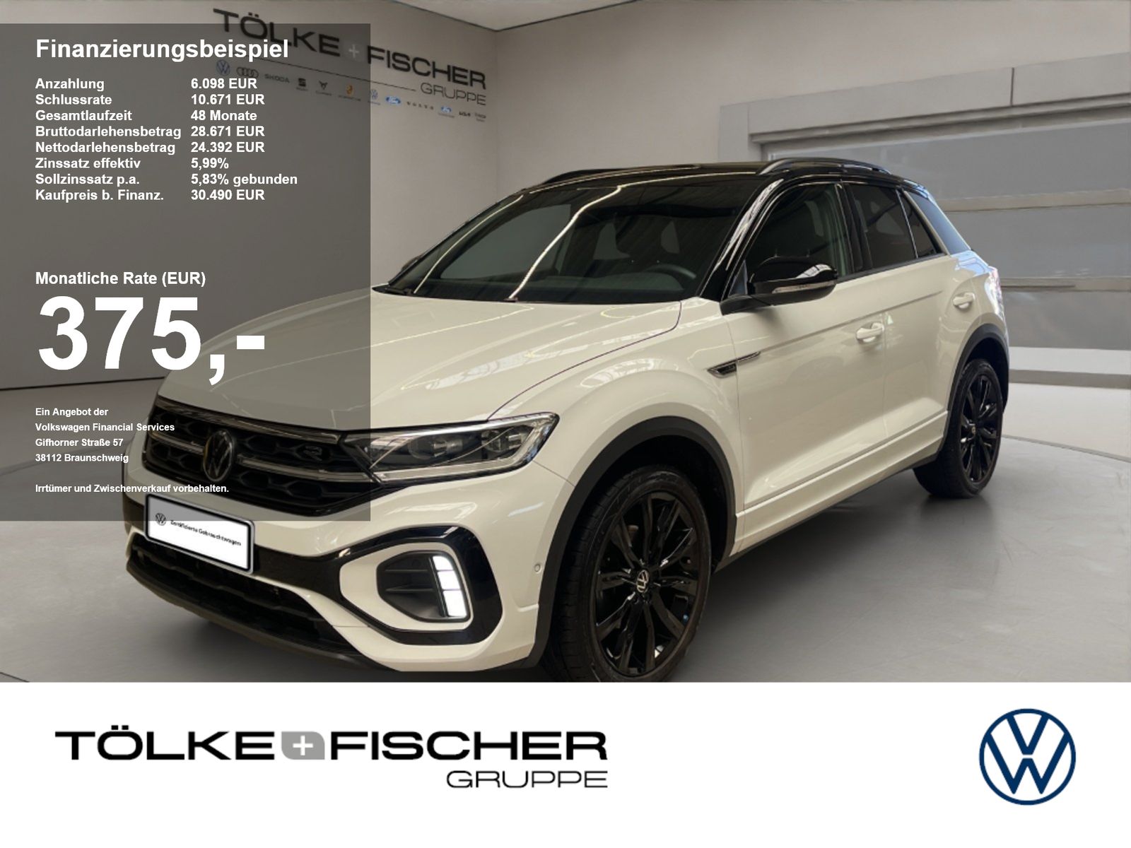 Volkswagen T-Roc 1.5 TSI R-Line R-Line IQLight ACC AHK AUT