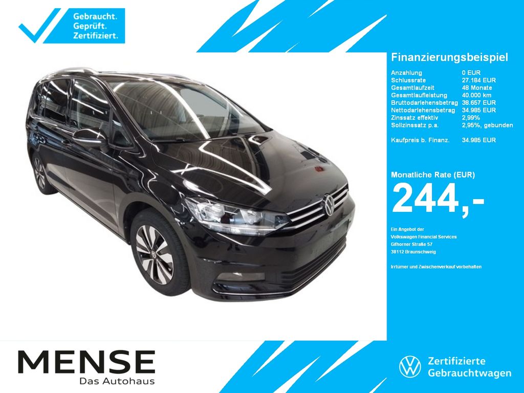 Touran 1.5 TSI DSG Goal CarPlay|AHK|Standhzg|ACC