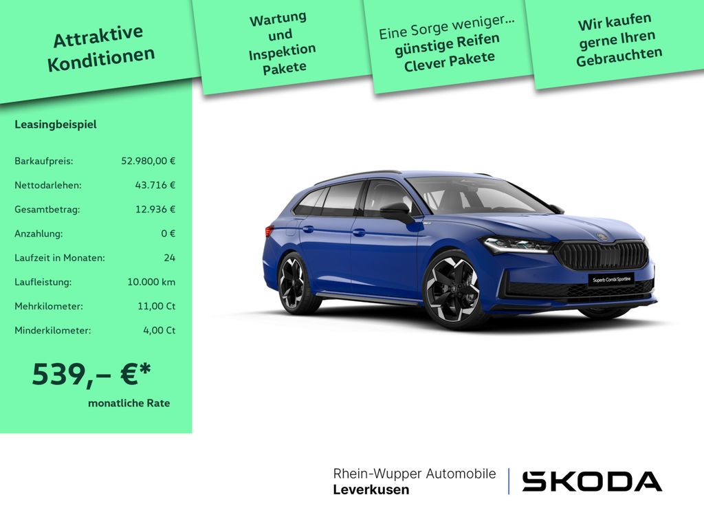 Skoda Superb Combi TDI Sportline MATRIX ACC DCC KAM