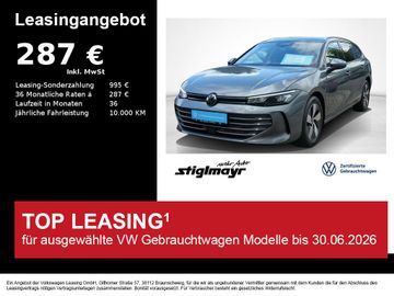 Volkswagen Leasingangebot: Volkswagen Passat Variant Business 1.5 eHybrid AHK+HUD+KAME
