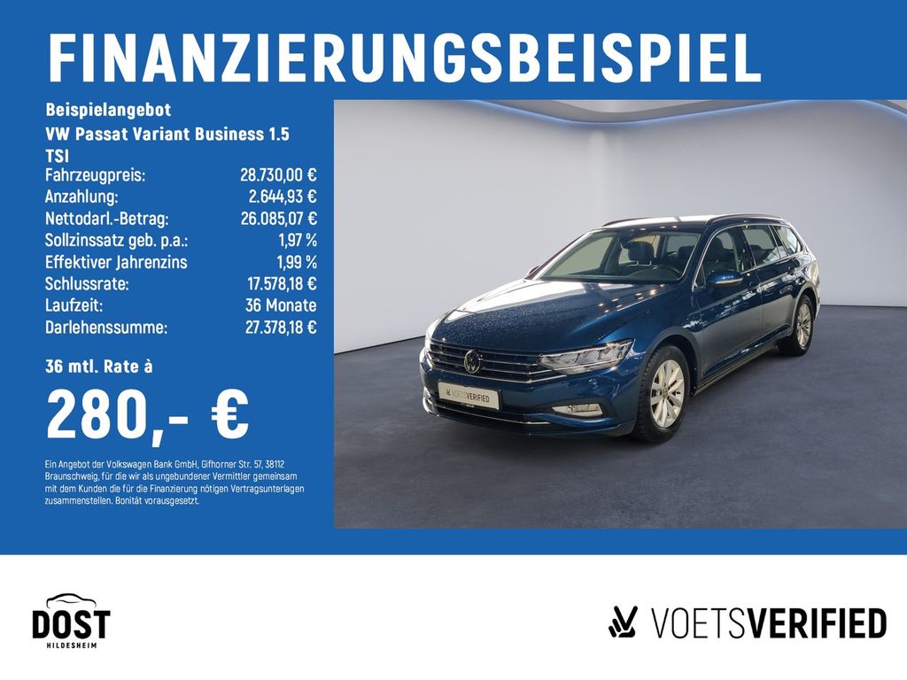 Passat Variant Business 1.5 TSI AHK+ACC+LED+SHZ