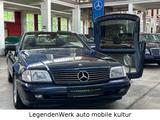 Mercedes-Benz SL 320 DEUTSCH 2.Hd. PANORAMA GLASDACH MB Scheck - blaue Mercedes-Benz SL 320
