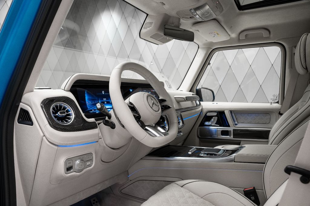 G 63 AMG BRABUS G 700 MATT BLUE / BEIGE CARBON - Bild 5