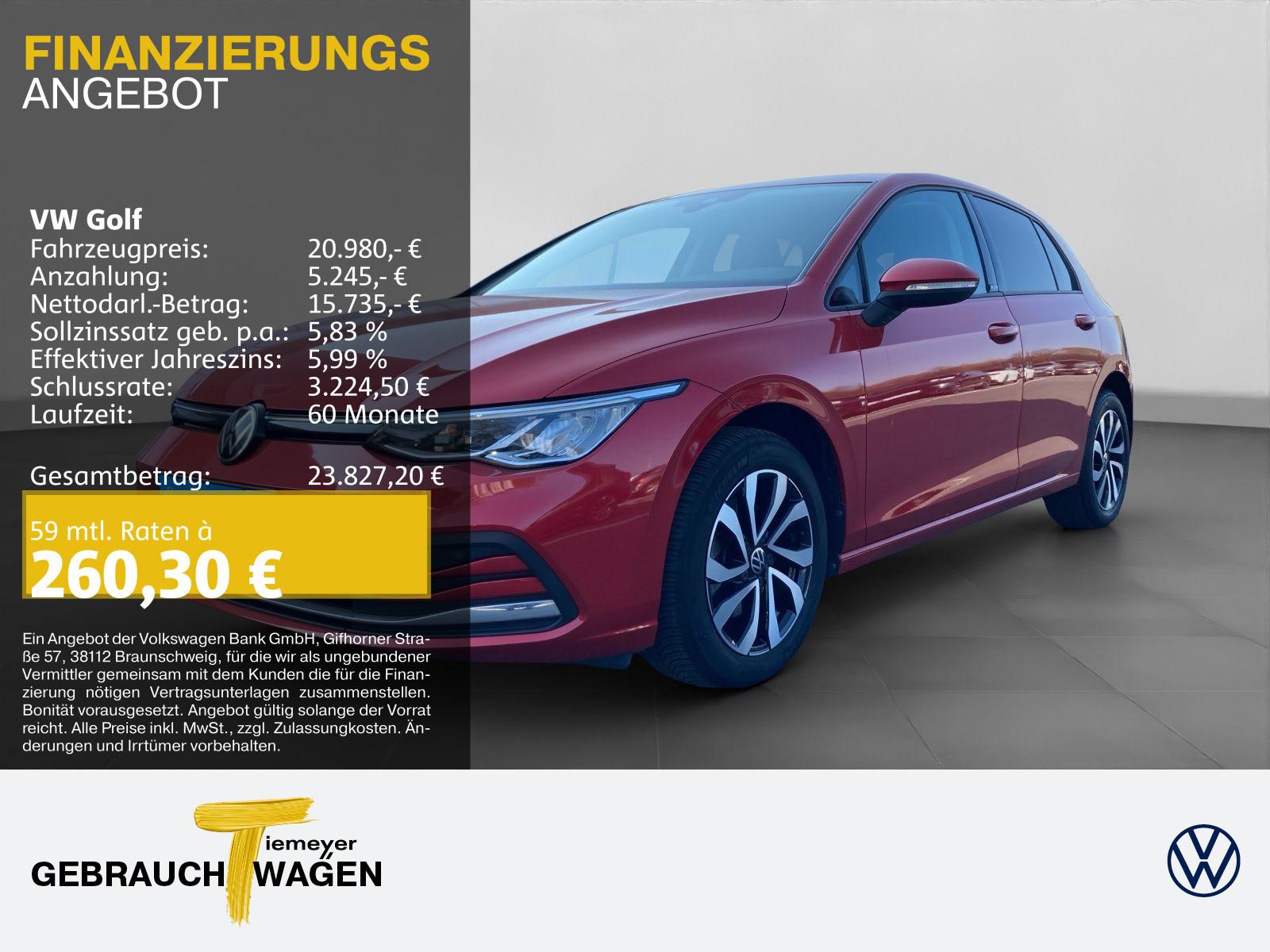 Volkswagen Golf 1.5 TSI ACTIVE NAVI LED SITZHZG ALLWETTER