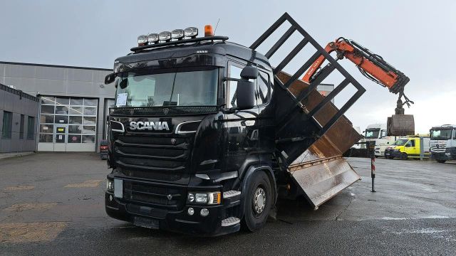 Scania R520 / Atlas Kran / Kipper / Lenkachse