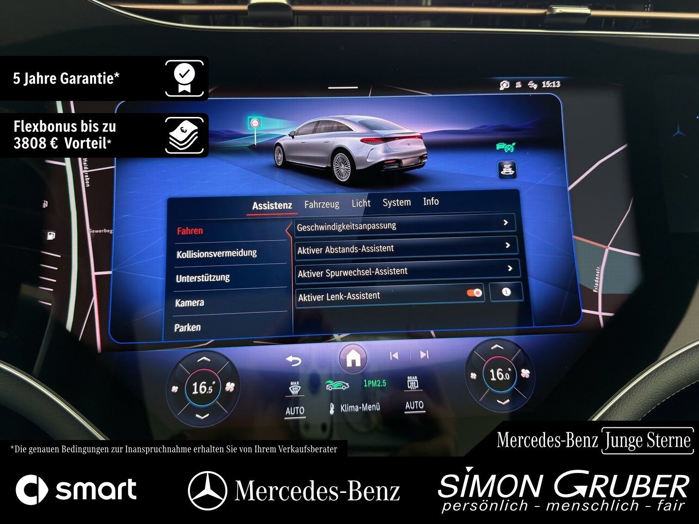 Fahrzeugabbildung Mercedes-Benz EQS 580 4M AMG Pano Hyper Sitzklima Massage