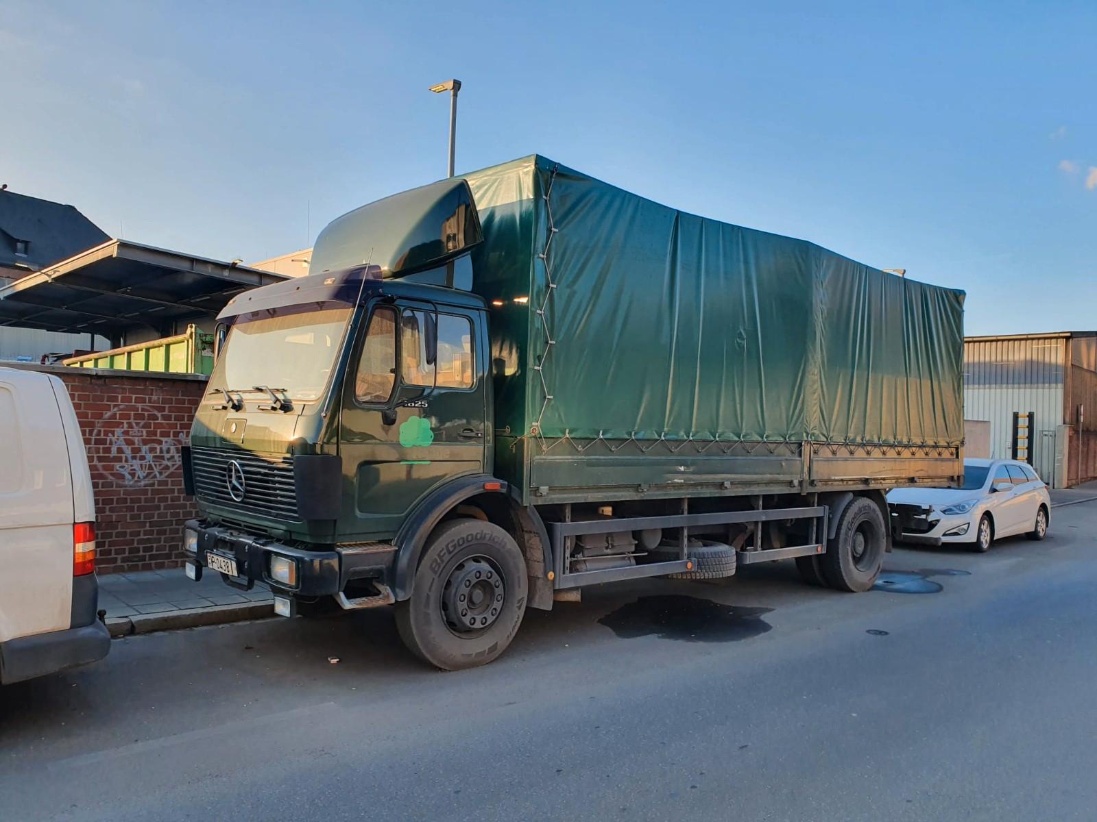 Mercedes-Benz NG 1625 V8 14.5L!!!TOP ZUSTAND!!!Pritsche Plane