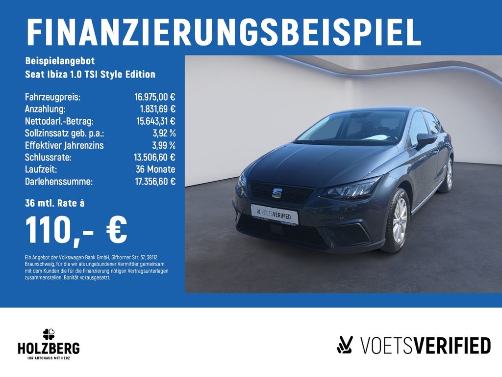 Ibiza 1.0 TSI Style Edition FullLink+PDC+Tempoma