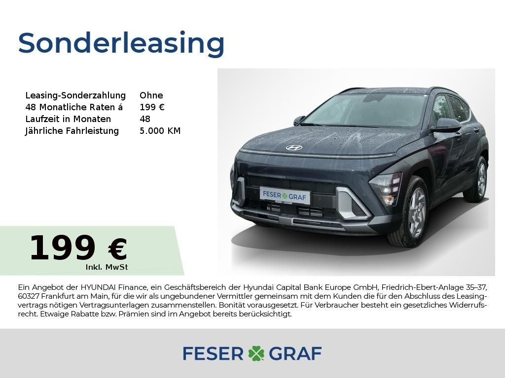 Hyundai Kona TREND NAVI CAM SHZ LHZ CARPLAY VOLL-LED