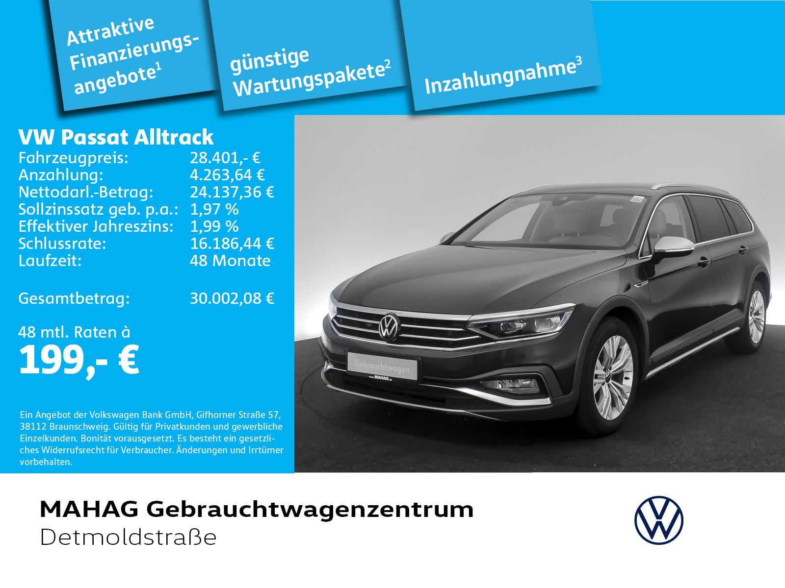 Volkswagen Passat Alltrack 4 Mot 2.0 TDI AHK Leder IQ.Light