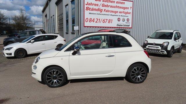 Fiat 500Cabrio Collezione1,2 69 PS weiss-grau