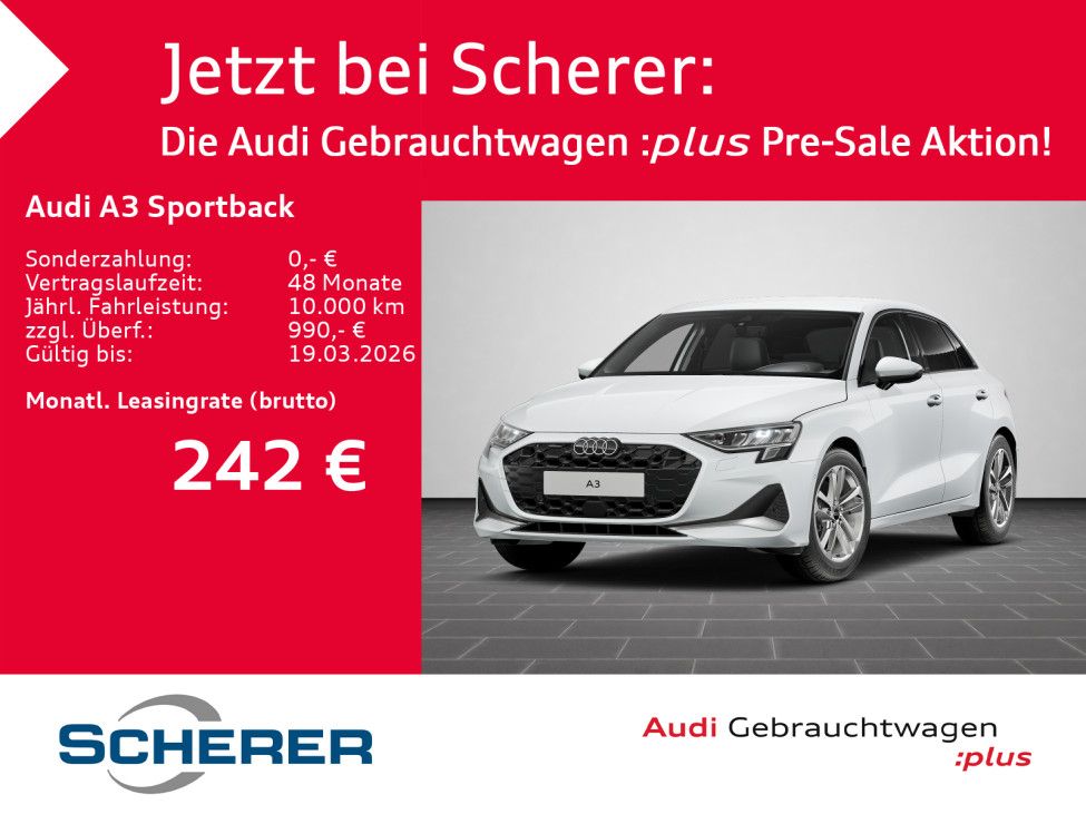 Audi A3 Sportback advanced 35 TFSI KAMERA ACC VIRTUAL
