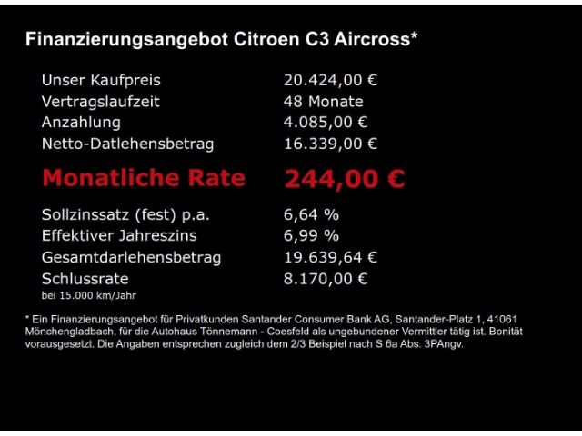 C3 Aircross HYBRID MAX eDCT+NAVI+RÜCKFAHRKAMERA+