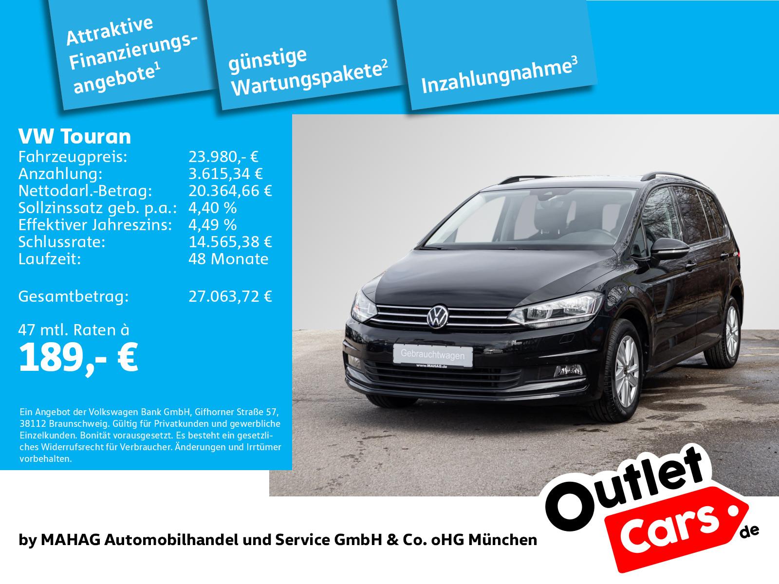 Volkswagen Touran 1.5 TSI COMFORTLINE Navi ACC DAB+ DigCock
