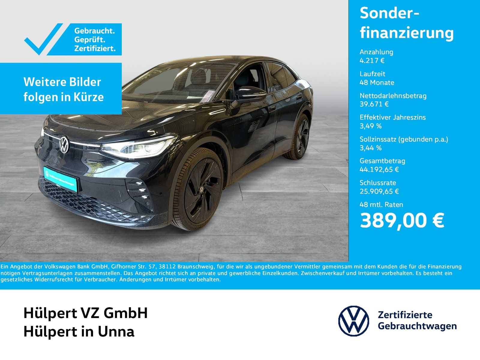 Volkswagen ID.5 GTX 4X4 WÄRMEPUMPE ACC LM21 MATRIX NAVI foto 1