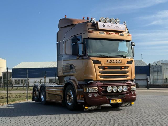 Scania R 730 V8, SHOWTRUCK, FULL AIR, HYDRAULICS, RETAR