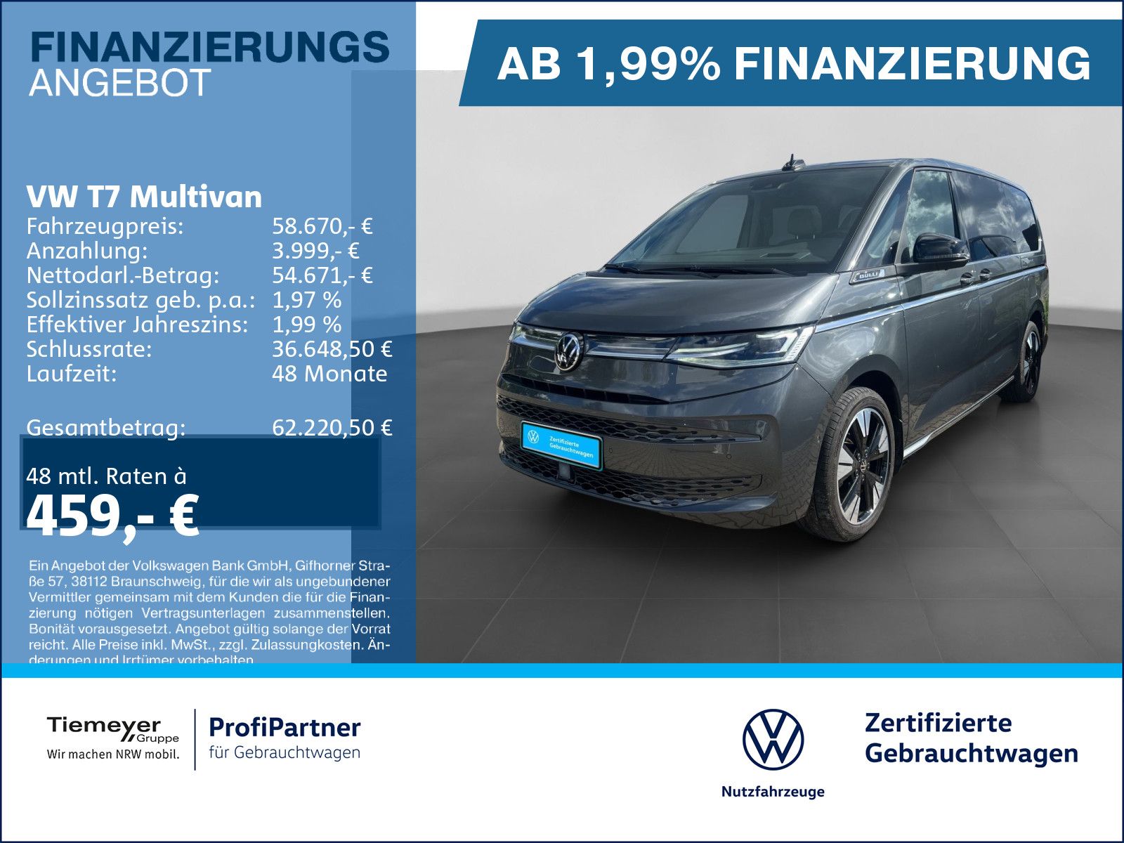 Volkswagen T7 Multivan HYBRID ALLRAD LÜ LANG STYLE PANO 360 foto 1
