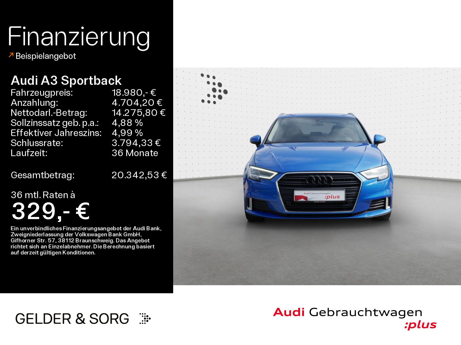 Audi A3 Sportback 35 TDI LED*Navigation*Klima*Standh.