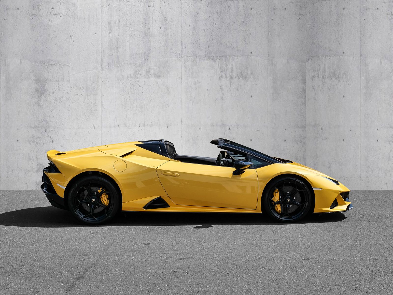 Lamborghini Huracán EVO Spyder Giallo Inti. Lifting System foto 2