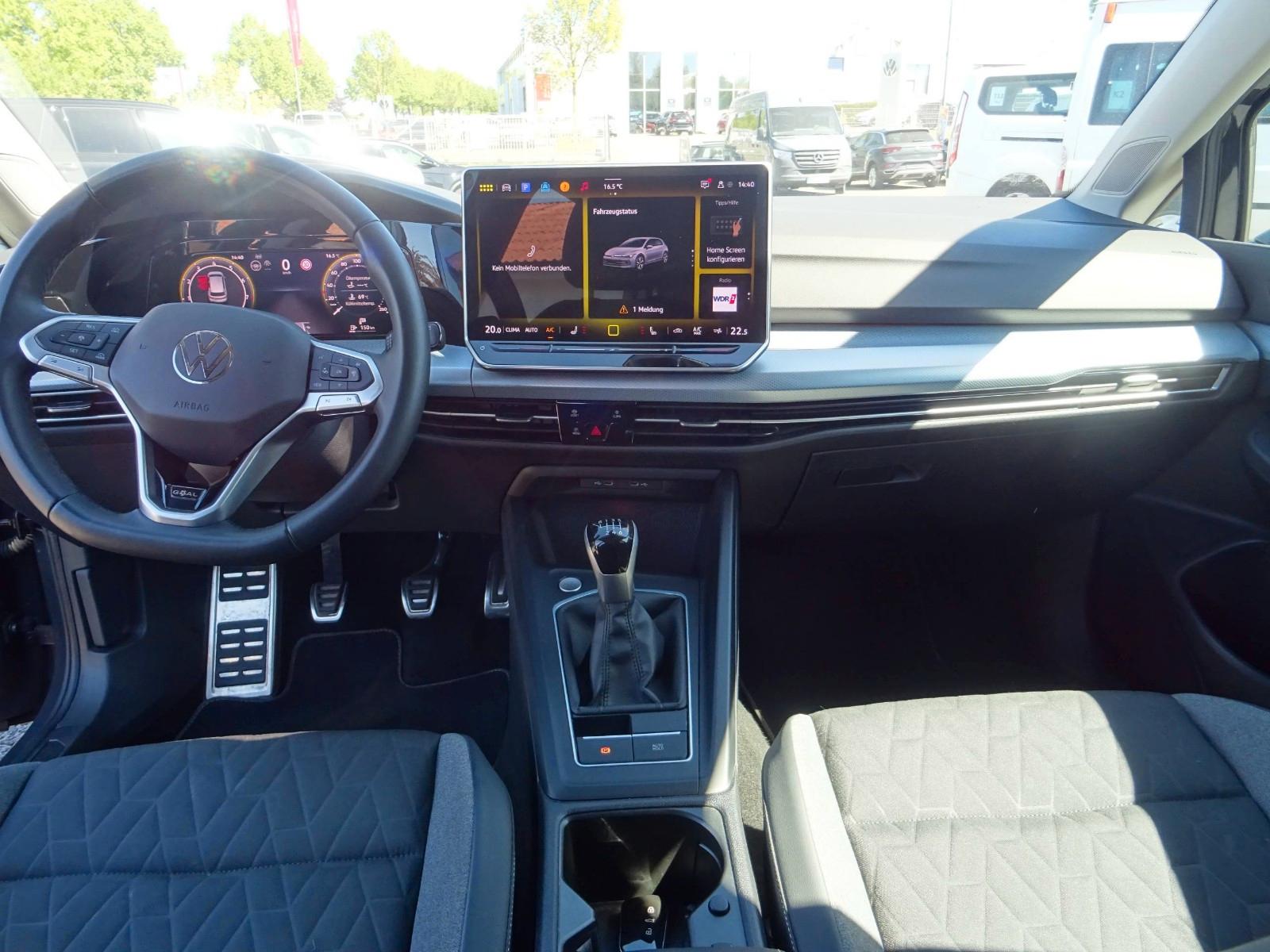 Volkswagen Golf VIII Lim. Goal 1.5 eTSI LED Navi PDC Temp., миниатюра 9