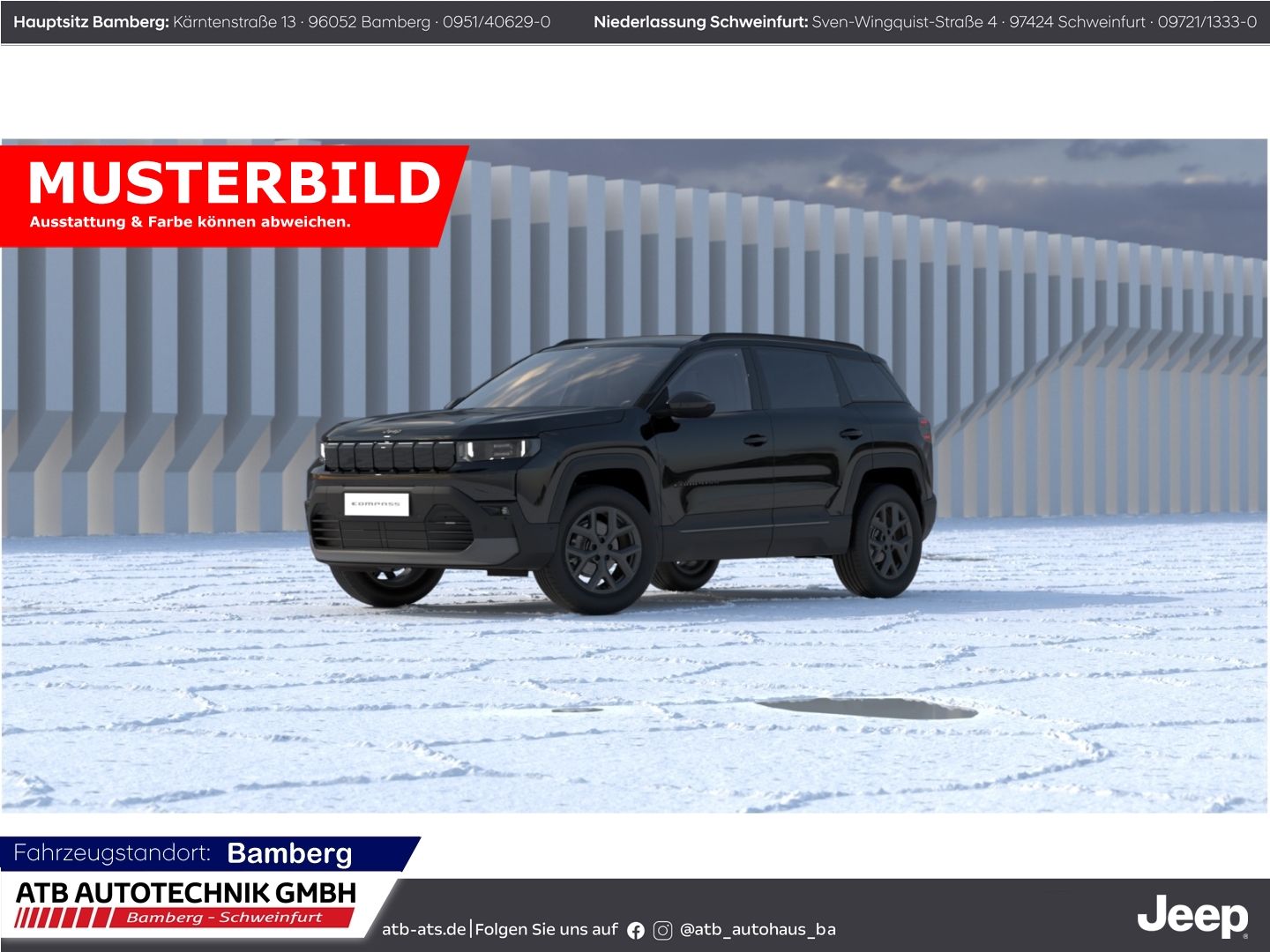 Fahrzeugabbildung Jeep Compass First Edition, LHZ, 360 Grad, elektr. He