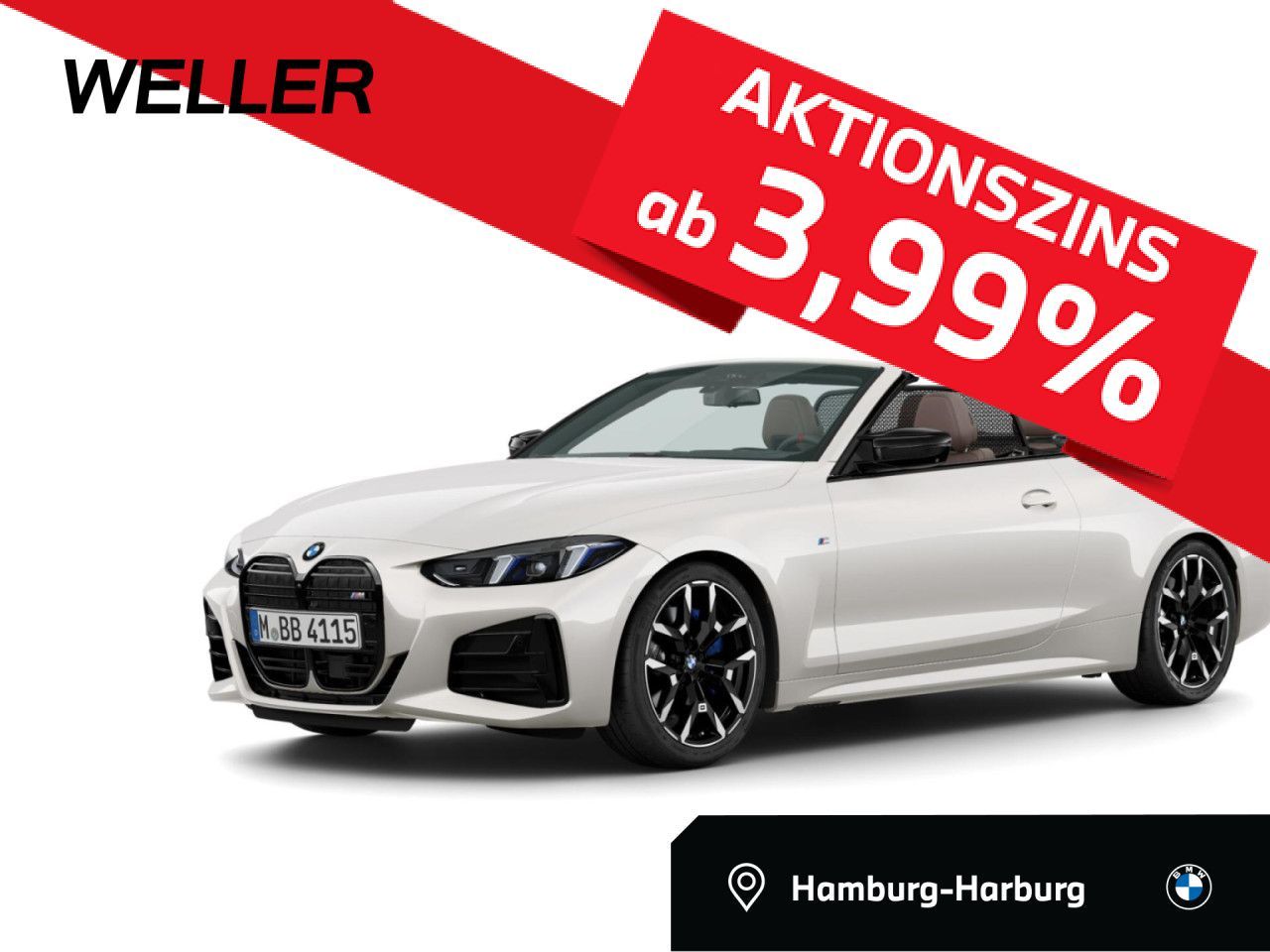 BMW M440i xDr Cabrio LivePr,AdLED,360,Alu19,StHz,H/K