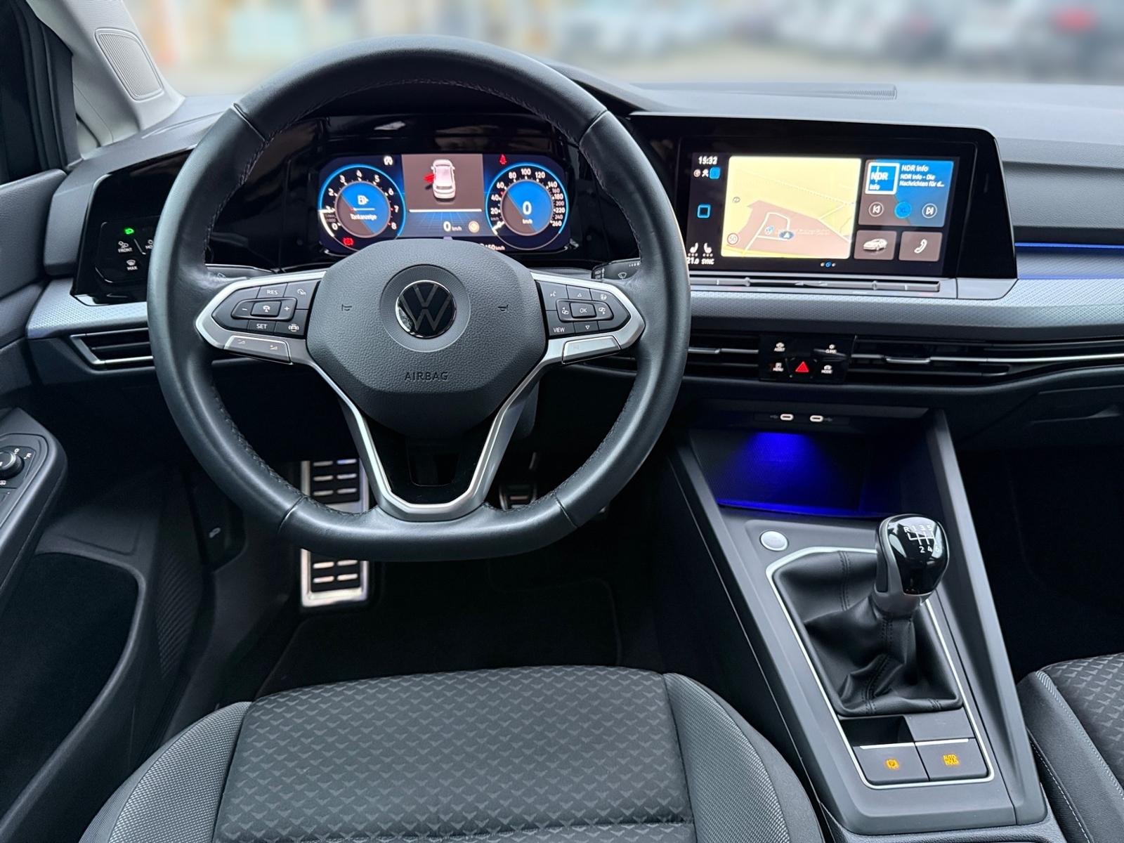 Volkswagen Golf VIII 1.5 TSI ACTIVE +LED +AHK +RKAM +ACC +N, миниатюра 12