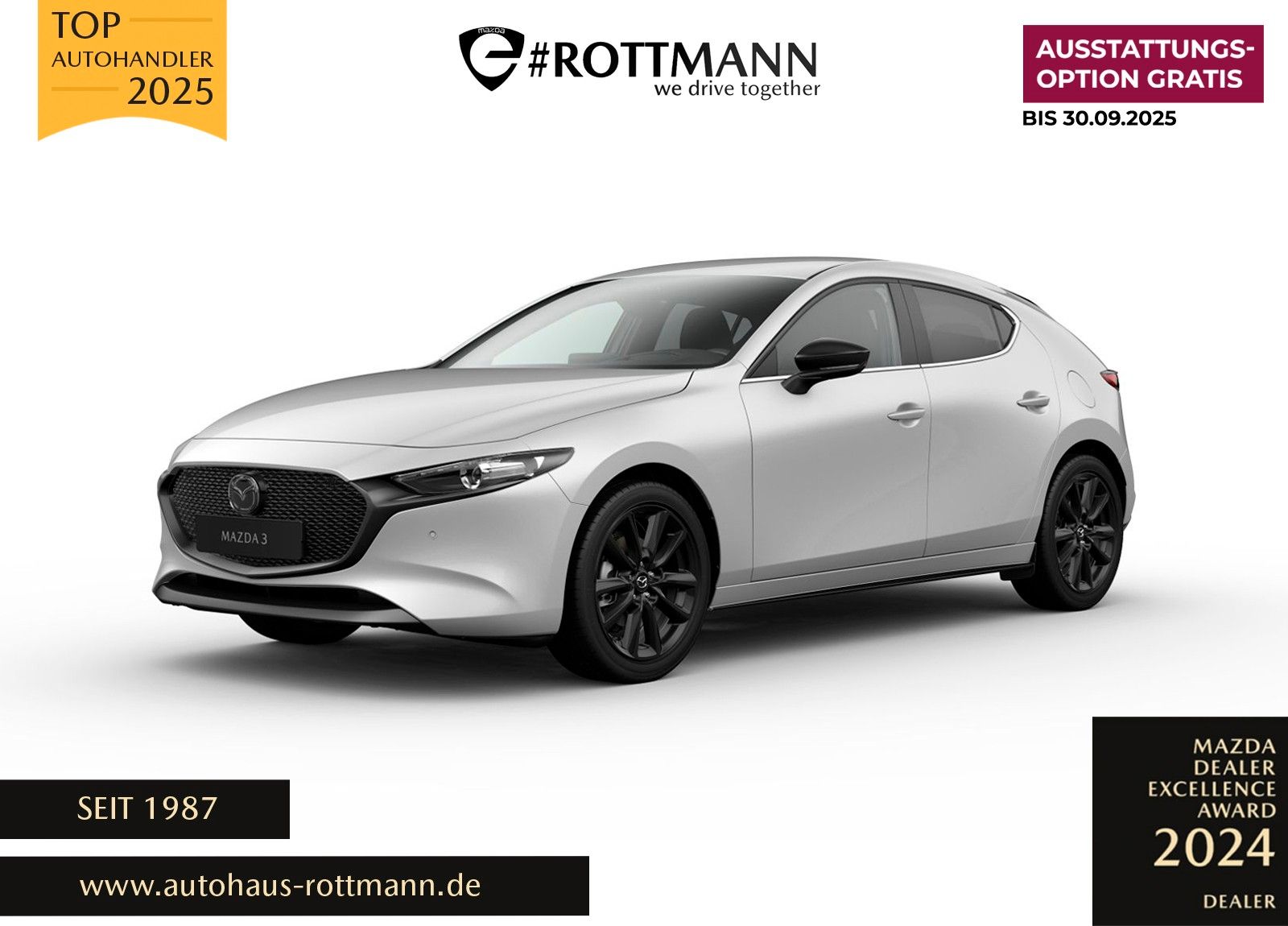 Mazda 3 2025 SoMo e-SKYACTIV-G 2.5 140ps Aut. HOMURA
