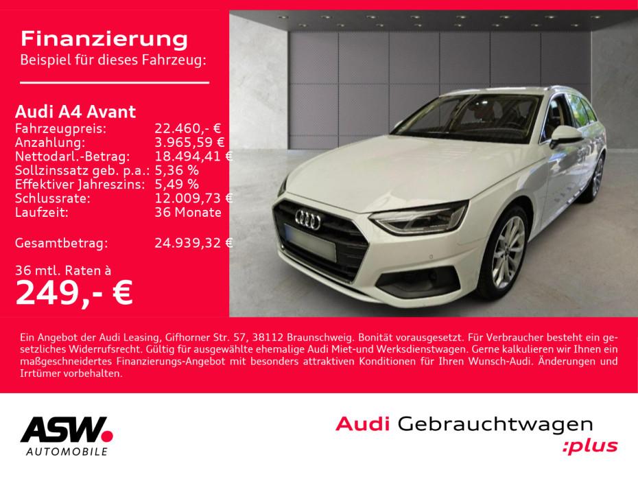 Audi A4 Avant 35TDI Stronic LED Nav PDC SHZ AHK LEDER