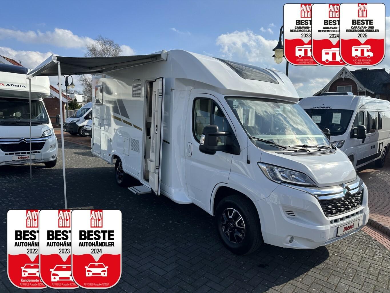 Mooveo TEI70 EB +Leder+AHK+SAT/TV+Solar+Luftfederung+