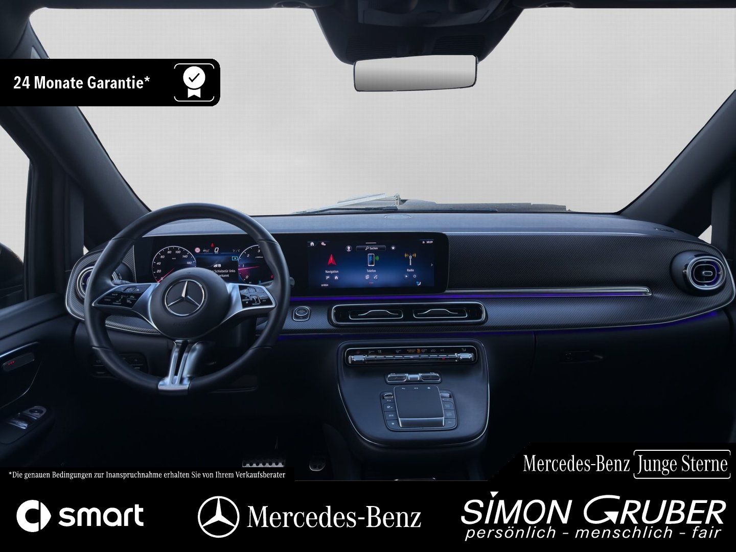 Fahrzeugabbildung Mercedes-Benz V 220 d Lang Style AMG 7Sitze Burmester elTüren