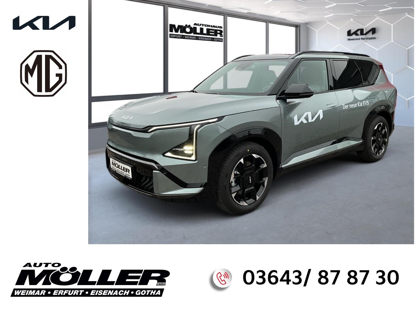 Kia EV5 GT-Line Glasdach Drive 81,4-kWh ACC Massage 