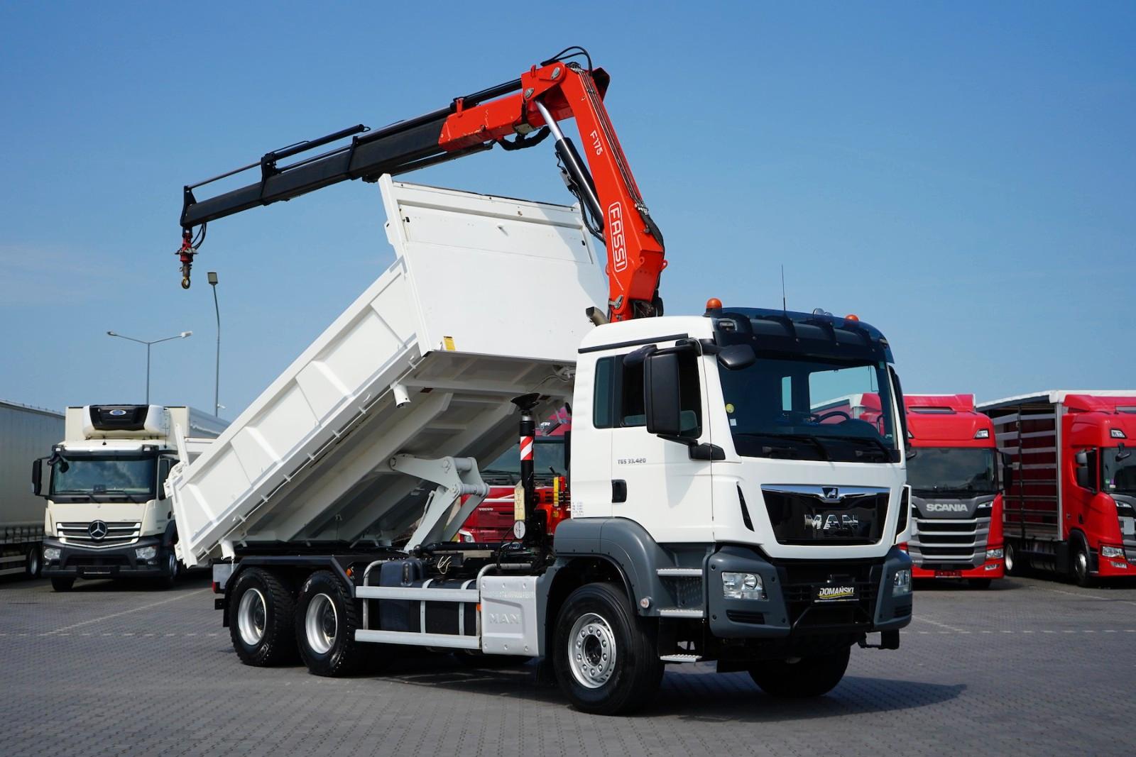 MAN / TGS / 33.420 / E6/ WYWROTKA + HDS /FASSI F 175