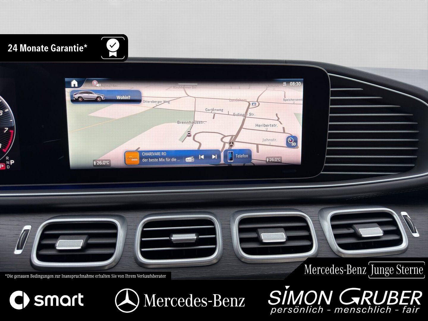 Fahrzeugabbildung Mercedes-Benz GLE 63 S 4M Coupé AMG HUD Sitzklima Massage 22``