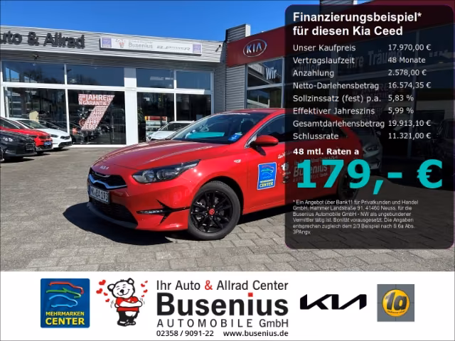 Kia Ceed 1.0 T-GDI Vision+Navi+Kamera+Freisprech+Win