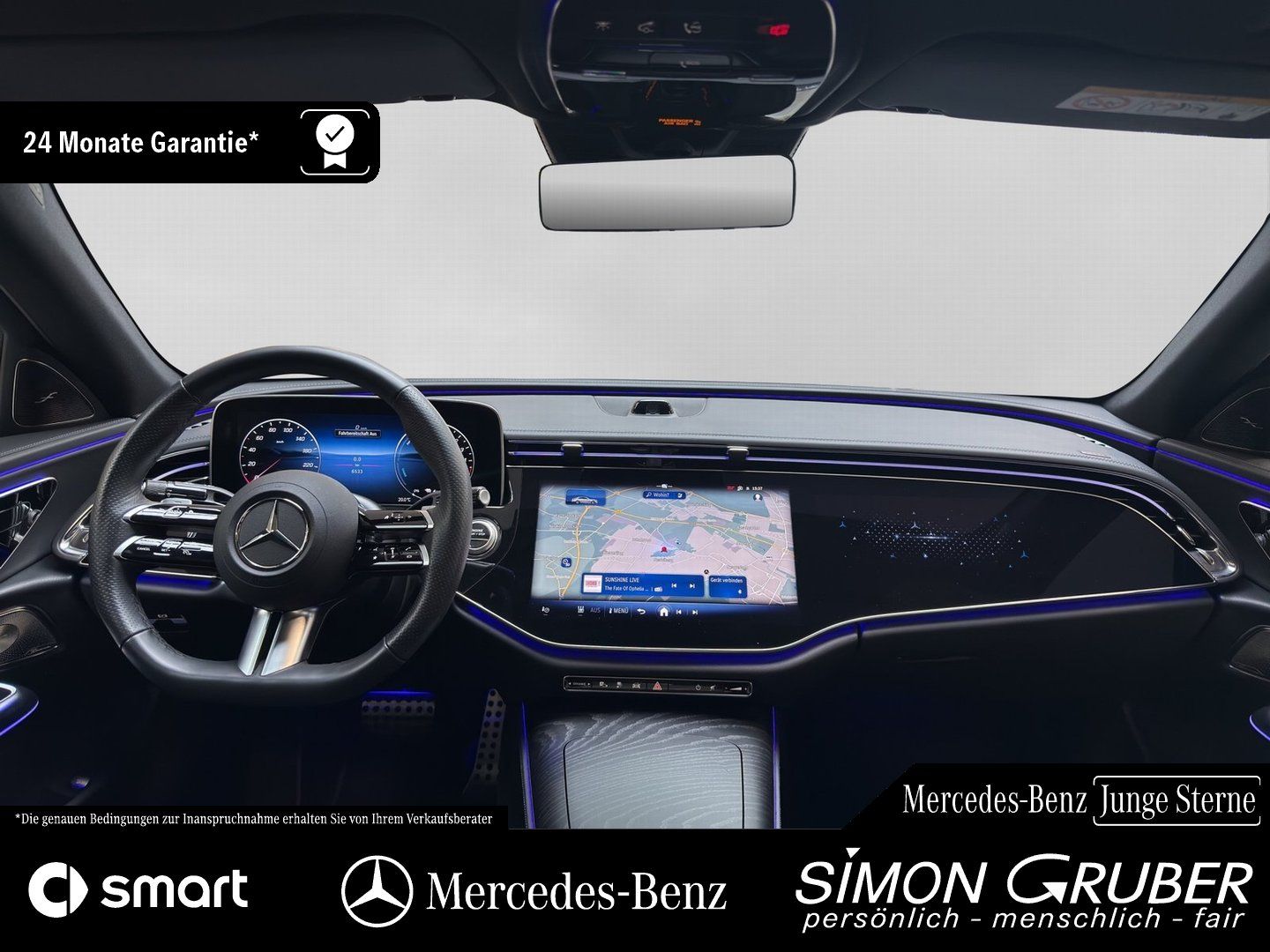 Fahrzeugabbildung Mercedes-Benz E 300 de AMG Pano Superscreen Burm4D Servolock