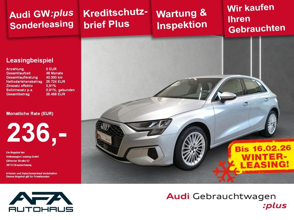 Audi A3 Sportback 35 TFSI Advan. Smart.Int*PDC*GRA*SH