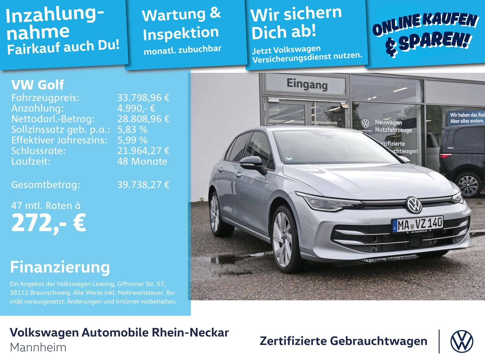 Volkswagen Golf VIII 1.5 eTSI Energy AHV LED uvm, миниатюра 26
