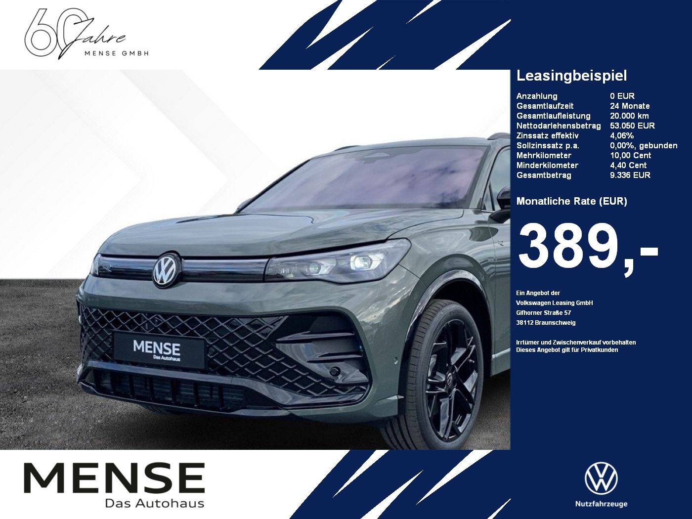 Volkswagen Tiguan TDI 4M R-Line AHK Standhzg Pano Navi 360°