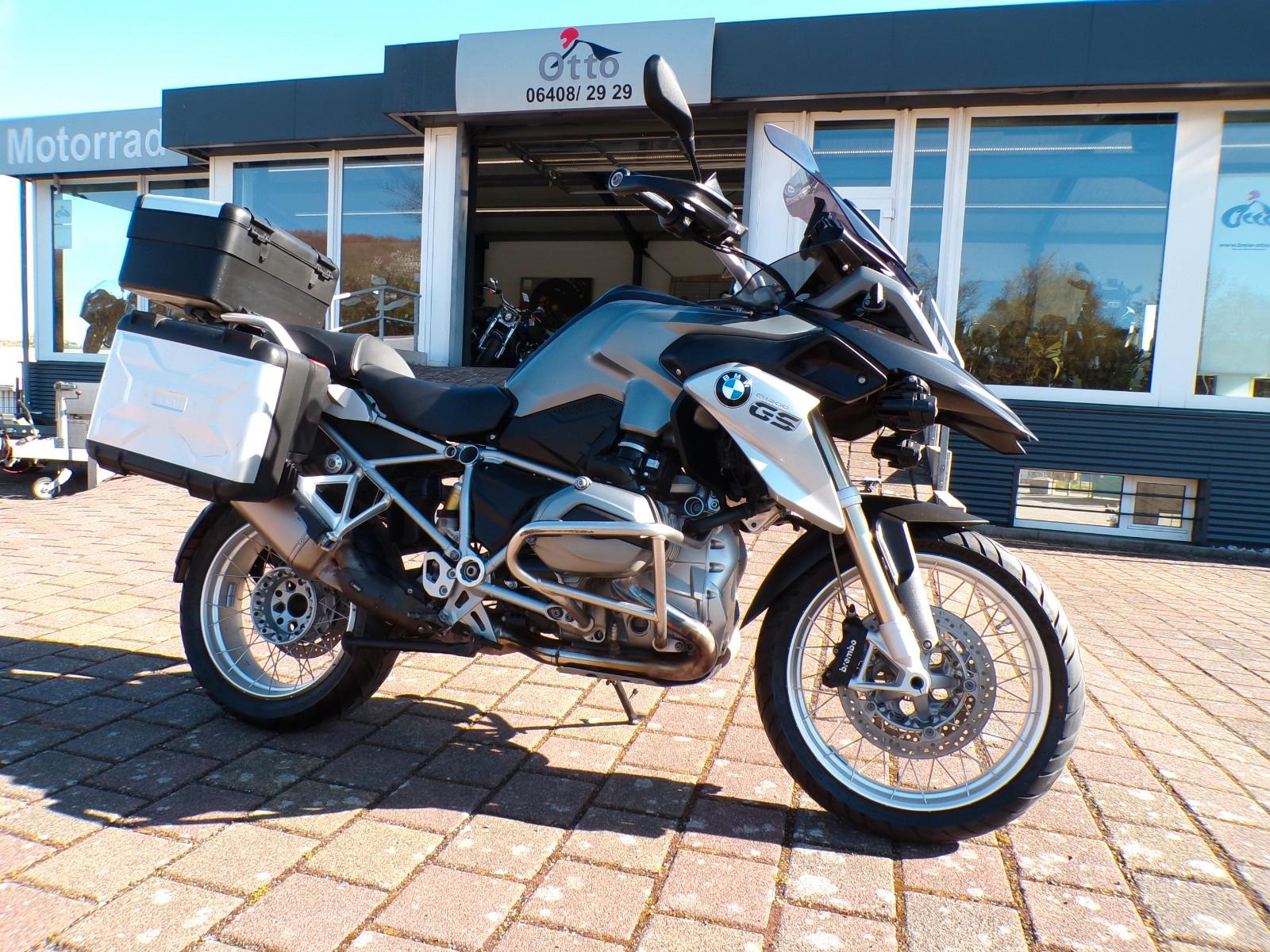 BMW R 1200 GS Koffer Topcase Akrapovic Sturzbügel