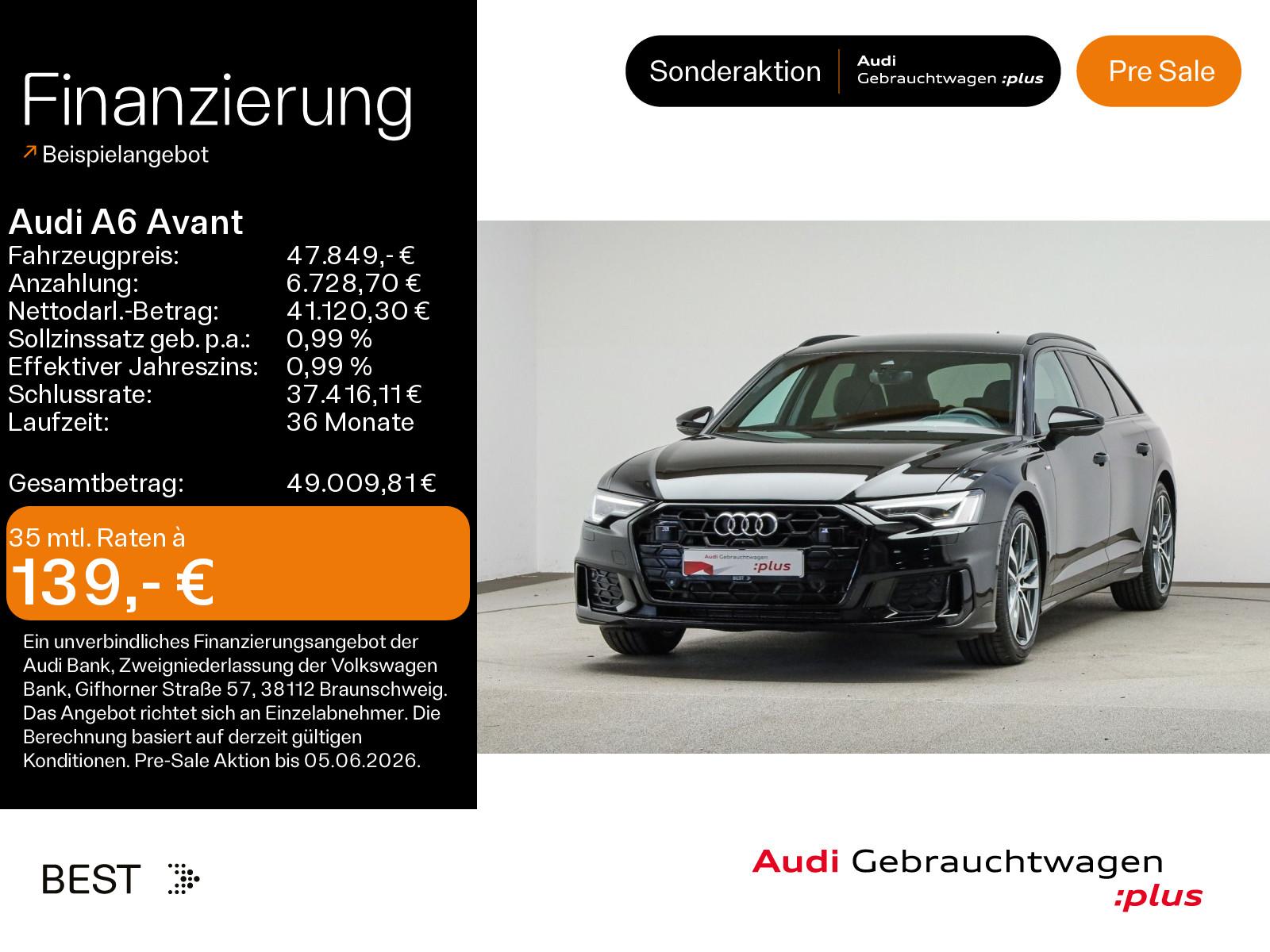 Audi A6 Avant 40 TDI S-LINE*0,99%-Finanz*NAVI-PLUS*MA